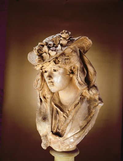 Portrait of a Young Woman by Auguste Rodin